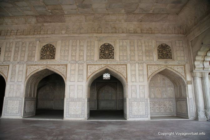 Agra Fort Rouge Diwan I Khas - India