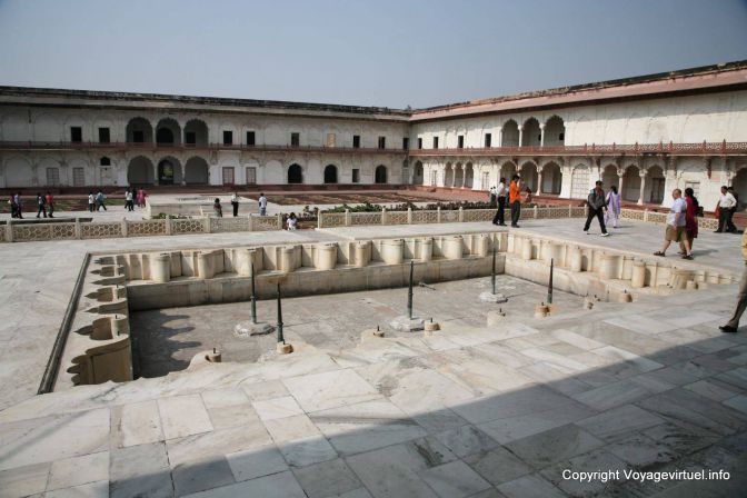 Agra Fort Rouge Khas Mahal - India