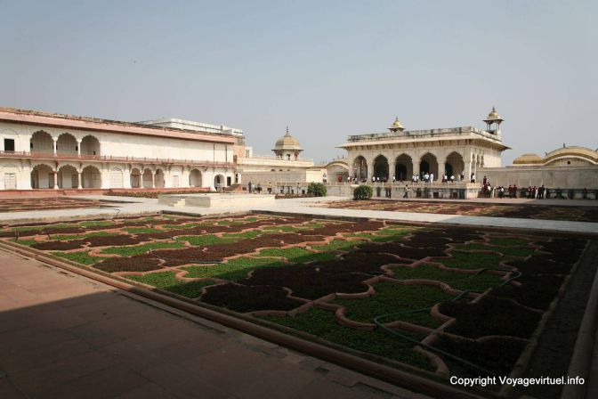 Agra Fort Rouge Khas Mahal - India