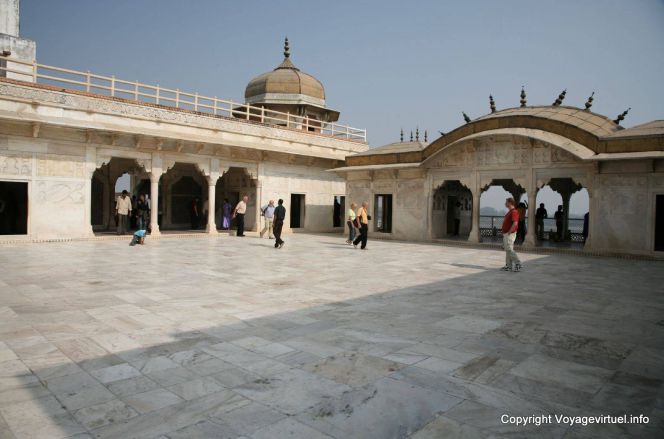 Agra Fort Rouge Khas Mahal - India