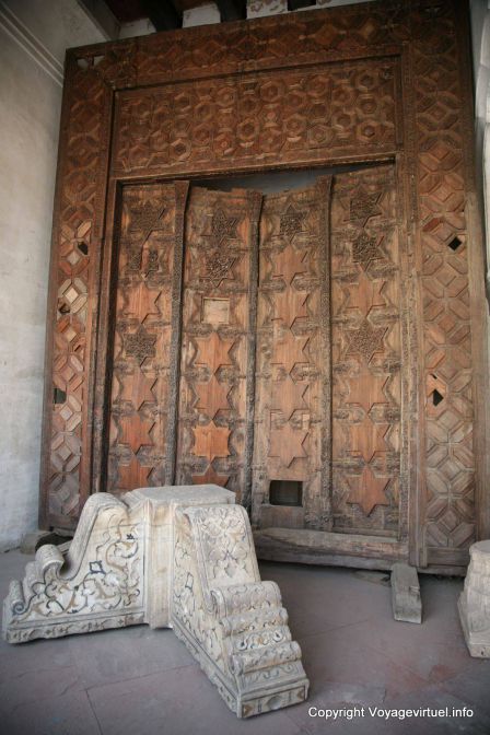 Agra Fort Rouge Porte Antique - India