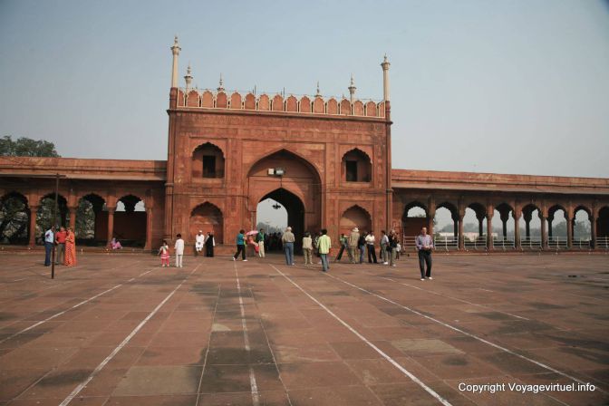 Delhi Jama Masjid Mosquee Rouge - India