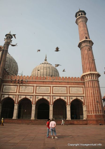 Delhi Jama Masjid Mosquee Rouge - India