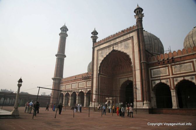Delhi Jama Masjid Mosquee Rouge - India