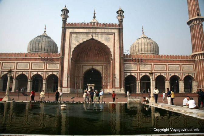 Delhi Jama Masjid Mosquee Rouge - India