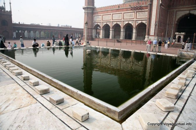 Delhi Jama Masjid Mosquee Rouge - India