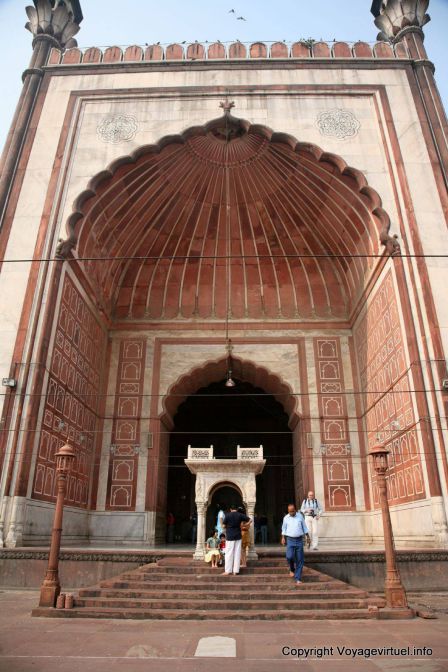 Delhi Jama Masjid Mosquee Rouge - India