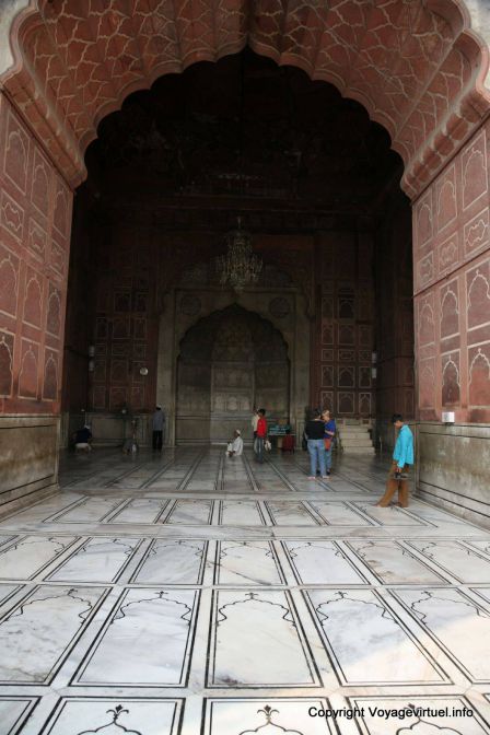 Delhi Jama Masjid Mosquee Rouge - India