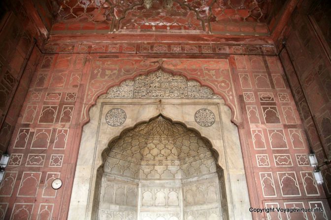 Delhi Jama Masjid Mosquee Rouge - India