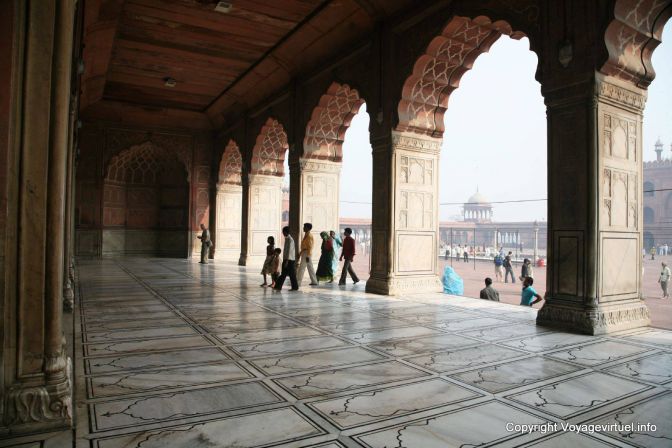 Delhi Jama Masjid Mosquee Rouge - India