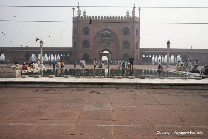 Delhi Jama Masjid Mosquee Rouge - India