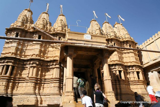 Jaisalmer Temple Jain Entrance - India