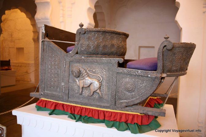Jodhpur Mehrangarh Forteresse Sieges D Elephants - India