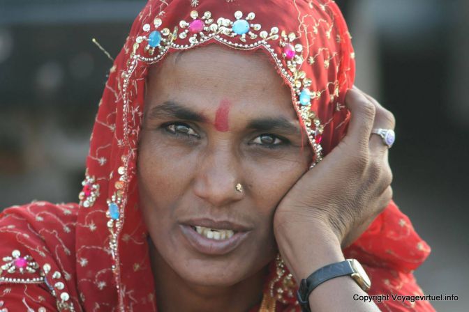 Route Delhi A Singhara Regard De Femme - India