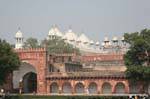 Agra Fort Rouge moti masjid.
