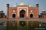 Agra Taj Mahal mosque masjid.
