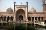 Delhi jama masjid mosquee rouge.