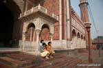 Delhi jama masjid mosquee rouge.