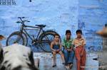 Jodhpur old city blue.