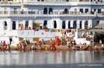 Pushkar les ghats lac sacre.