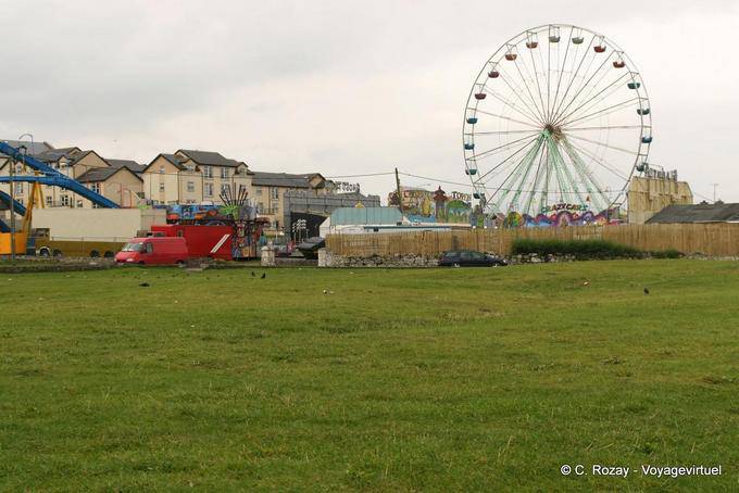 Ferris wheel on the strike Bundoran, Donegal - Ireland