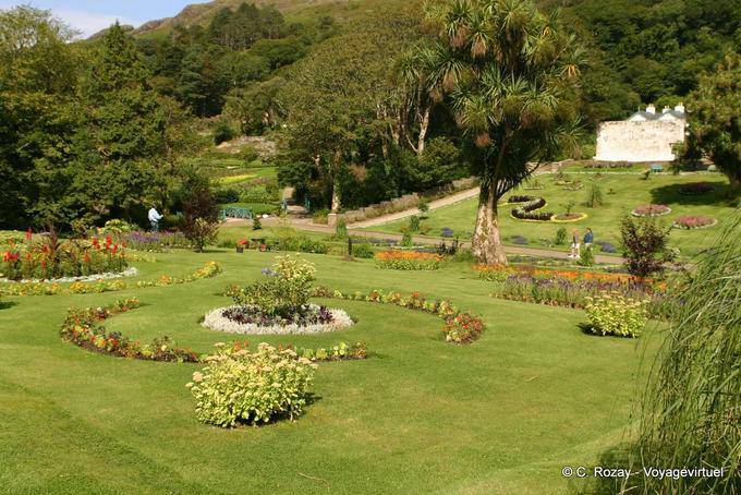 The Victorian gardens, Connemara Kylemore Abbey - Ireland