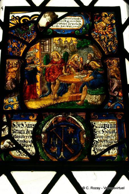 Stained window, Bunratty Castle - Ireland