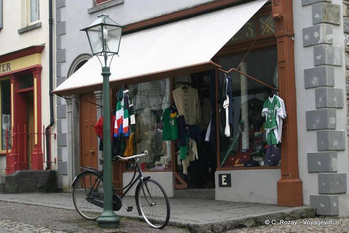 Bike lamppost, Bunratty Folk Park - Ireland
