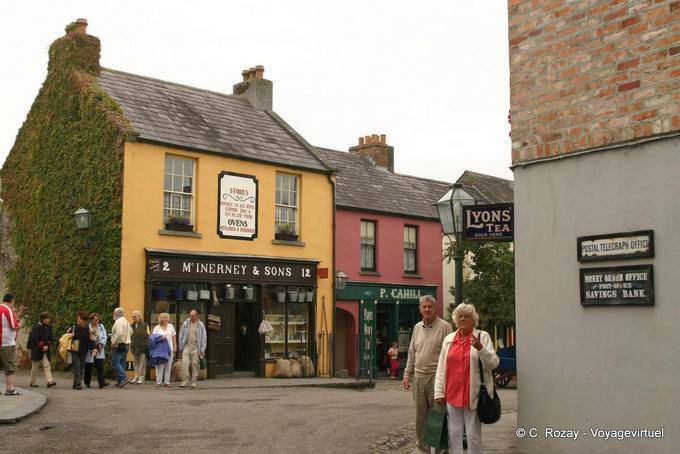 On the main square of the village, Bunratty Folk Park - Ireland