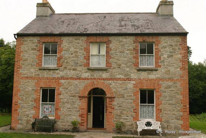 Mansion of stone and brick, Bunratty Folk Park - Ireland