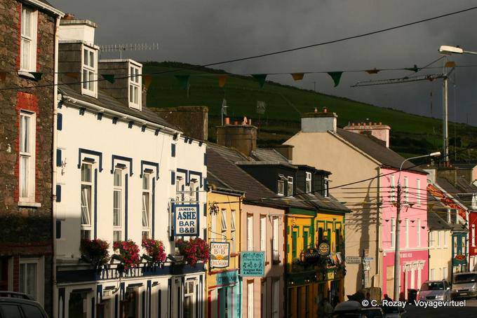 Light storm on Main Street, Dingle - Ireland