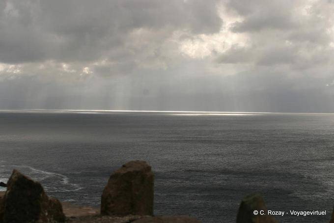 Dark coast from the region Fahan, Dingle - Ireland