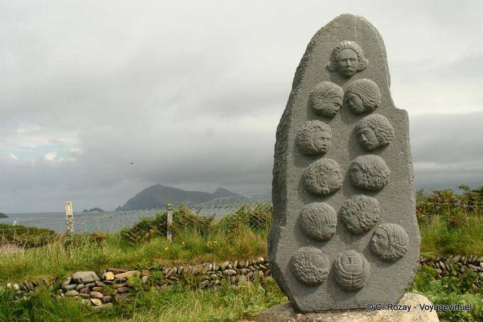 Massacre Memorial Siege of Smerwick Dún year Óir Dingle - Ireland