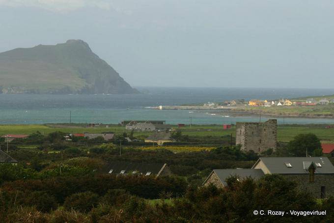 Gallarus Castle, and Carrigbrean Murreagh Bay, Dingle - Ireland