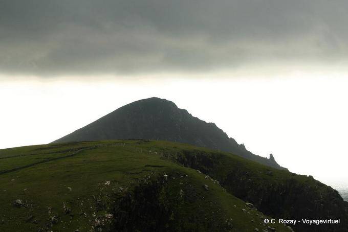 Clouds over Ballyroe, Illaungib Rock, Dingle - Ireland