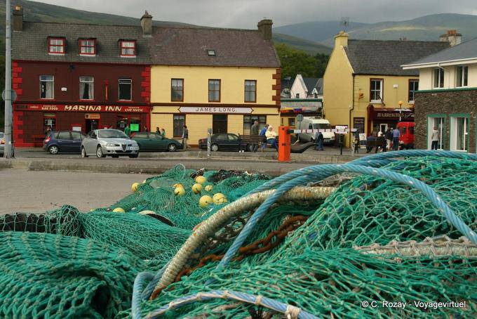 Nets before the Marina Inn, Dingle - Ireland
