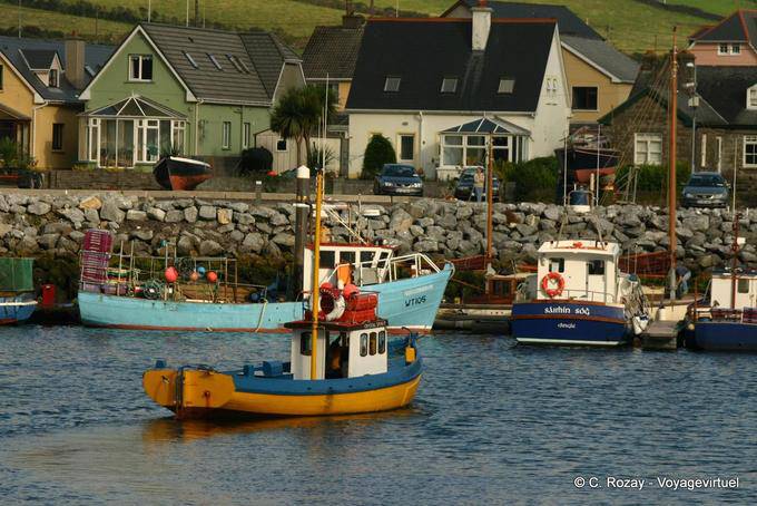 Boats in the harbor Dingle - Ireland