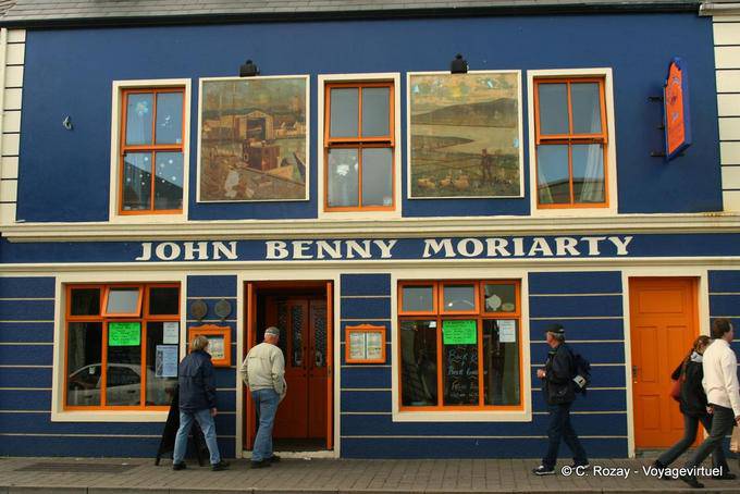 Painted façade, John Benny Moriarty, Dingle - Ireland