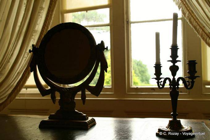 Mirror and candle in the window, Muckross House, Killaney - Ireland