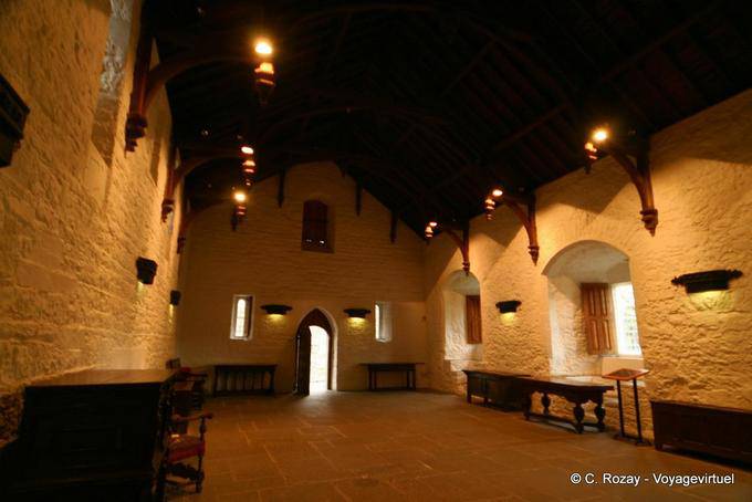 Large room inside the castle, Cahir Castle - Ireland