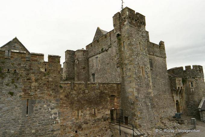 The Cahir Castle, built in the 13th century fortification called Cathair (stone fort) - Ireland