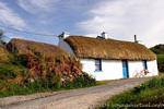 House with a thatched roof, around Dunkineely, Donegal, Ireland.