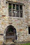 One entrance and one window Donegal Castle, Ireland.