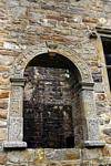 Architectural element of Dún na nGall or Fort abroad, Donegal Castle, Ireland.