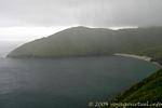 Keem Bay in the clouds, Achill Island, Ireland.