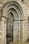 Portal of the Royal Abbey of Cong, founded in 623 by St. Feichin,, Ireland.