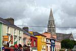 St. Joseph's Church and local color, Clifden Connemara, Ireland.