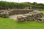 Ruins of the ancient monastic site of Reask, Ballyferriter, Dingle, Ireland.