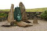 Monument Brandon Creek (Cuas year Bhodaigh), Dingle, Ireland.