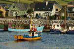 Boats in the harbor Dingle, Ireland.